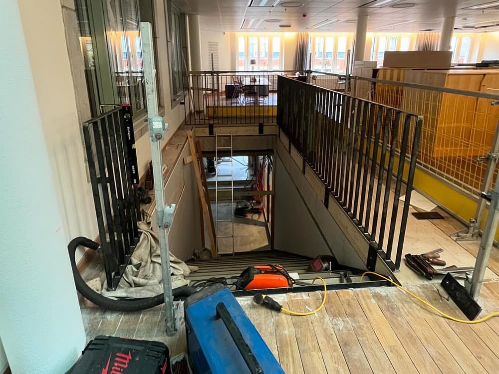 Räcken och ståltrappor av RL Svets & Smide